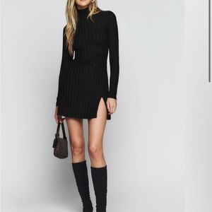 black mini dress, worn once